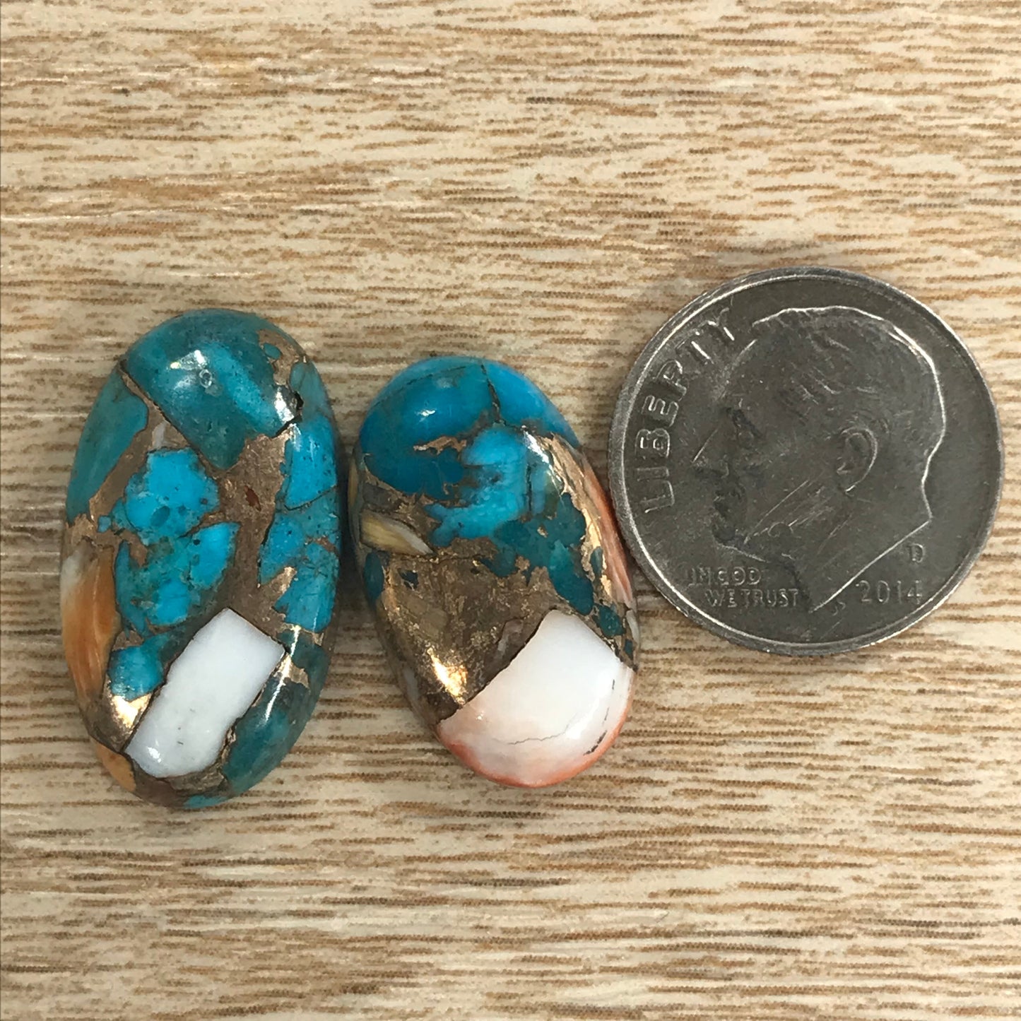 Orange Spiny Turquoise