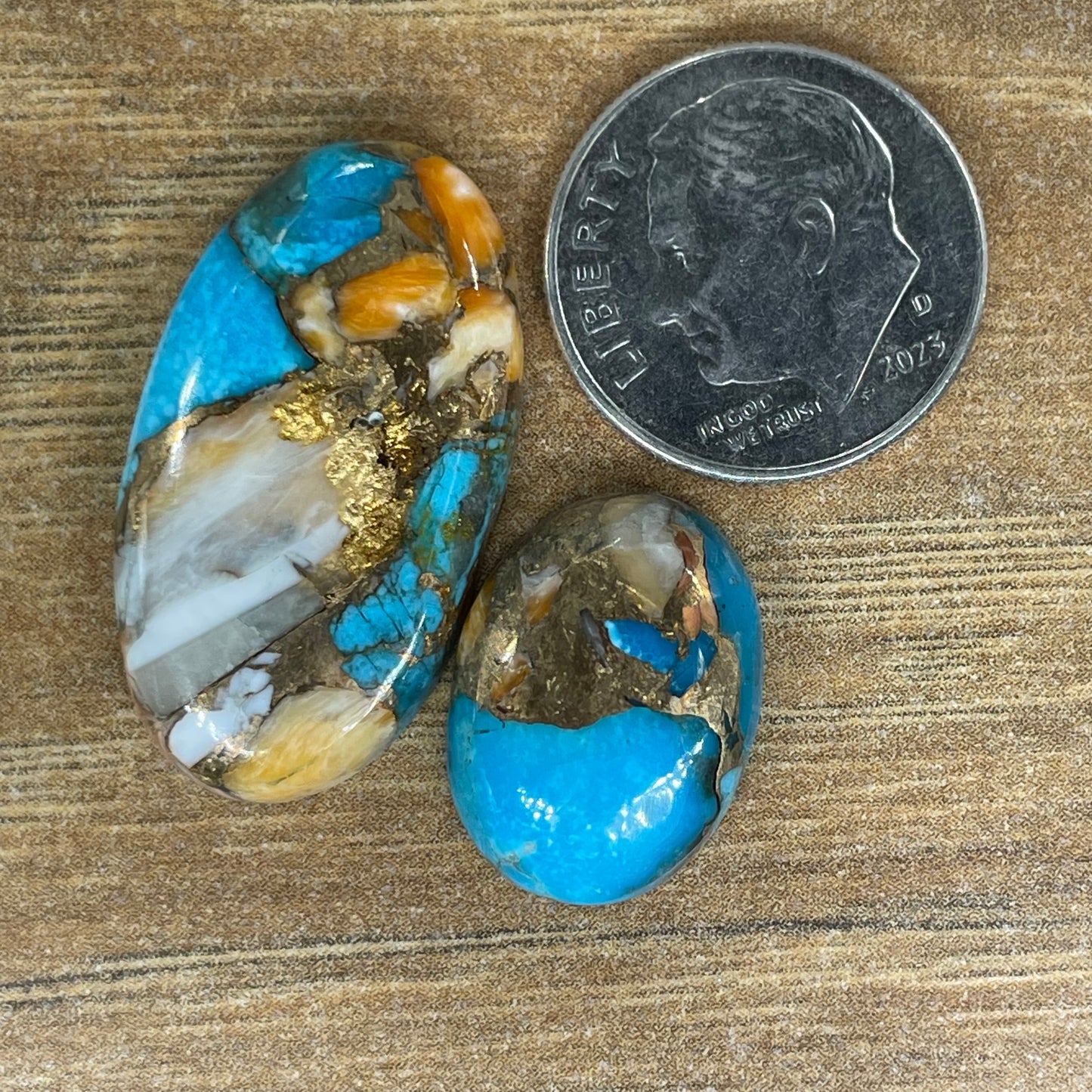Orange Spiny Turquoise
