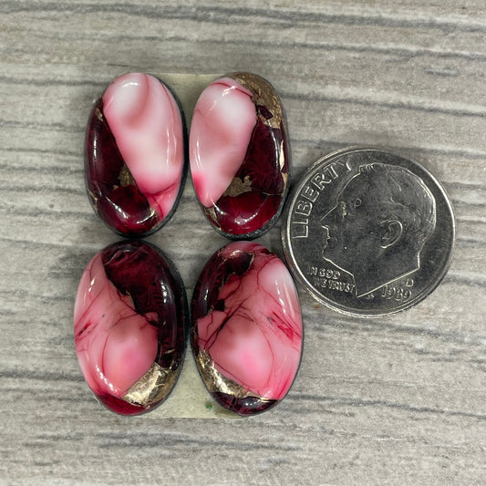 Rose Dahlia Earrings