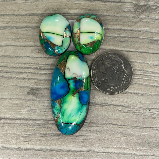Peacock Dahlia Set