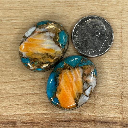 Orange Spiny Turquoise