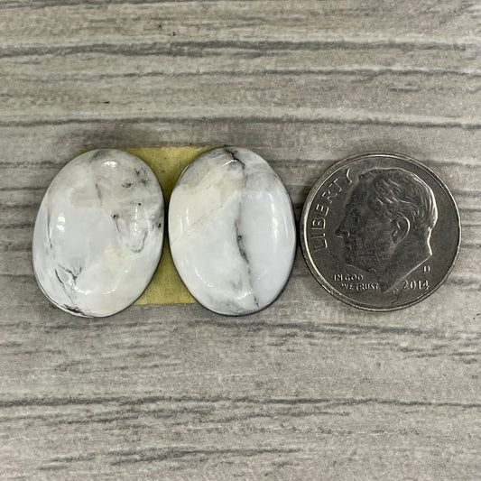 White Buffalo Earring Pairs