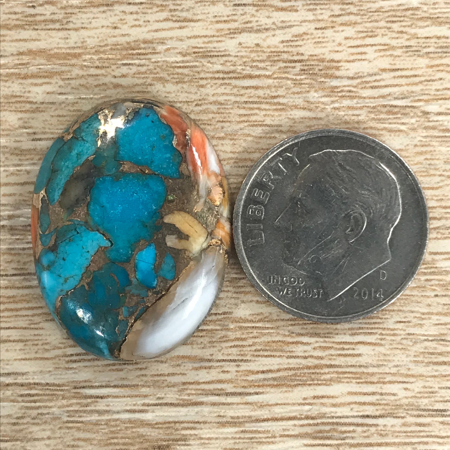 Orange Spiny Turquoise