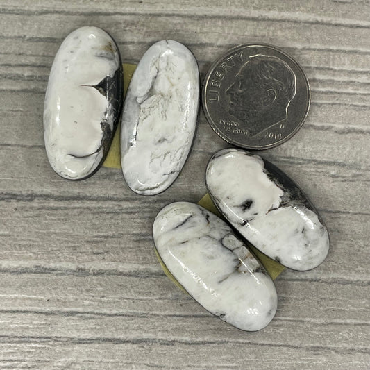 White Buffalo Earring Pairs