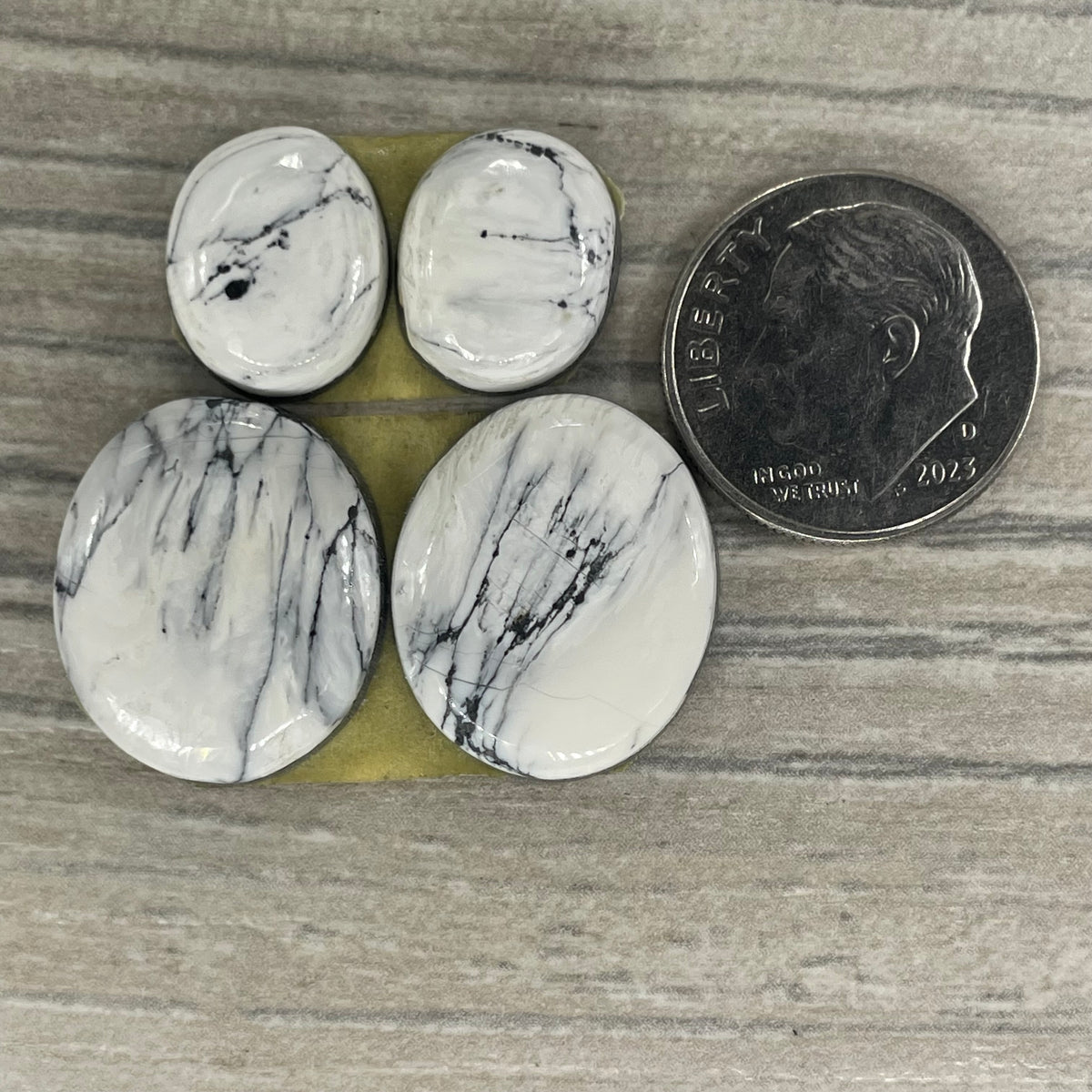 White Buffalo Earring Pairs