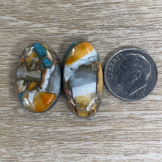 Orange Spiny Turquoise