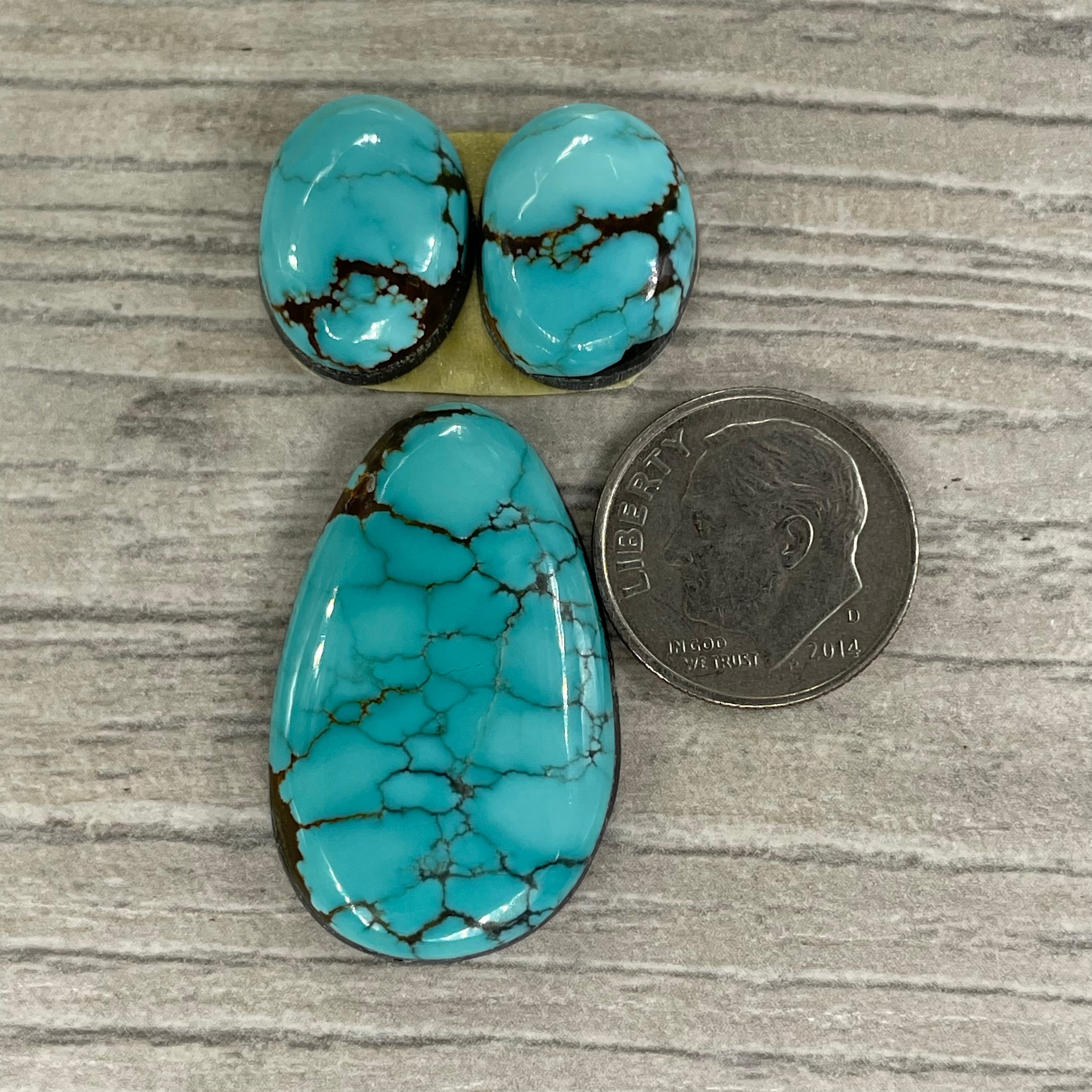 Number 8 set peterson turquoise